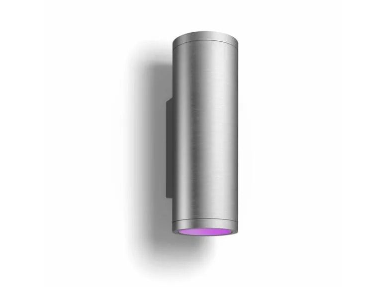 Philips Hue White & Color Ambiance Outdoor Appear Wandleuchte Edelstahl