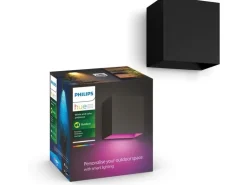 Philips Hue White & Color Ambiance Outdoor Resonate Wandl. Schwarz