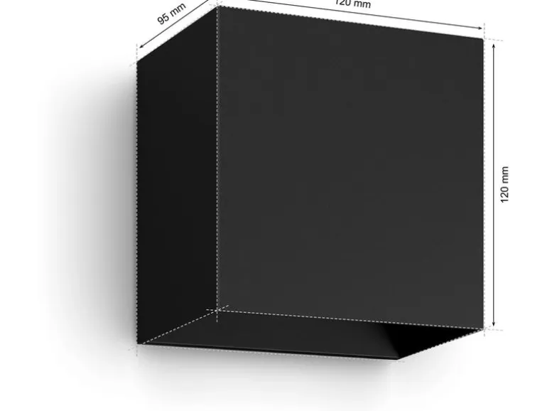 Philips Hue White & Color Ambiance Outdoor Resonate Wandl. Schwarz