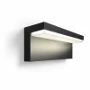 Philips Hue White & Color Ambiance Outdoor Nyro Wandleuchte Schwarz