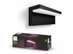 Philips Hue White & Color Ambiance Outdoor Nyro Wandleuchte Schwarz