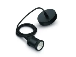 Philips Pendelleuchte Vintage E27, Schwarz