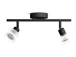 Philips Philips Horen Aufbauspot 2 x 5W ohne Leuchtmittel Schwarz