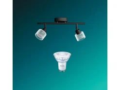 Philips Philips Horen Aufbauspot 2 x 5W ohne Leuchtmittel Schwarz