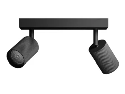 Philips Philips Wyatt Aufbauspot 2er ohne Leuchtmittel GU10, schwarz