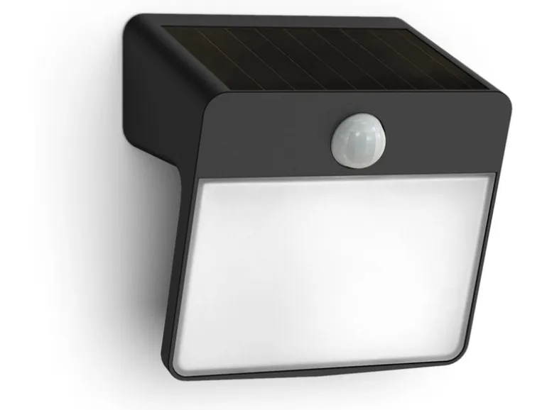 Philips Solar Yarixa Wandleuchte, Licht+Bewegungssensor, 2700K