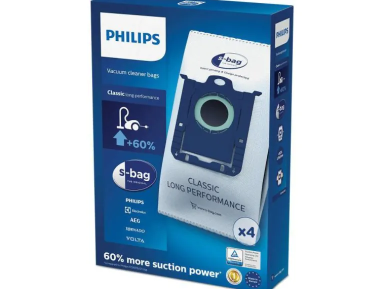 Philips Staubfilterbeutel s-Bag FC8021/03 4 Stück