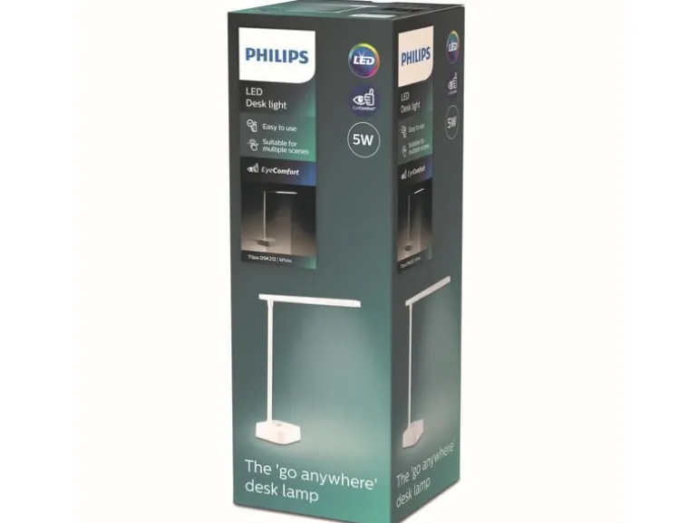 Philips Tilpa Tischleuchte weiss 55 lm