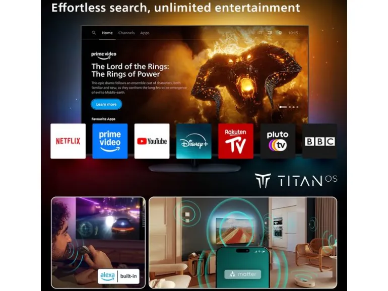 Philips TV 75PUS8500/12 75" 4K Ambilight TV, 2025