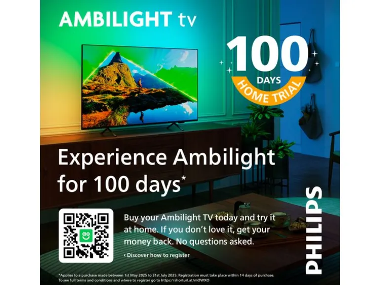 Philips TV 85PUS8500/12 85" 4K Ambilight TV, 2025