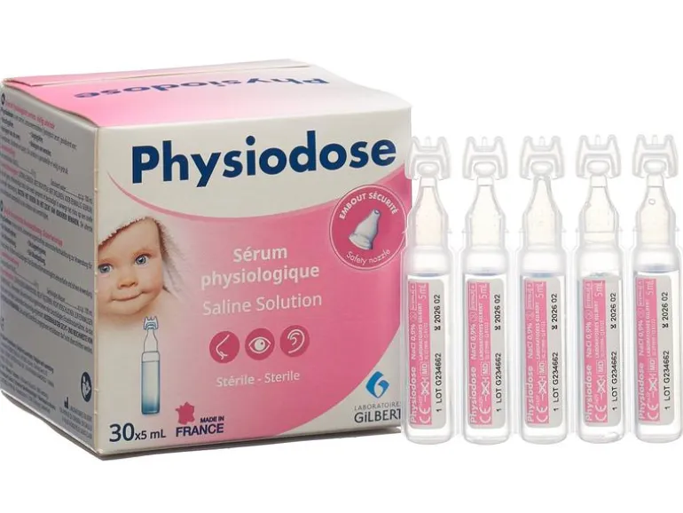 Physiodose Kochsalzlösung steril 30 x 5 ml
