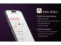 Plaud Diktiergerät Note AI Voice Recorder Schwarz