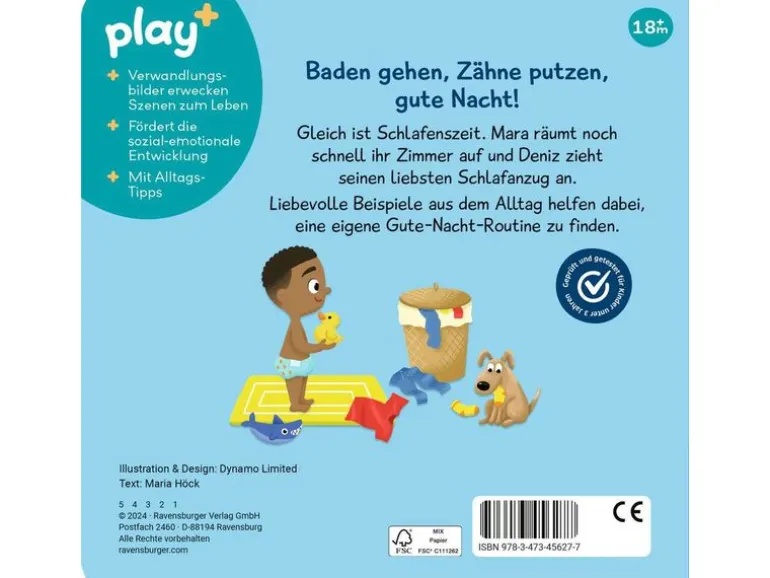 play+ Mein erstes Schiebebuch: Gute Nacht