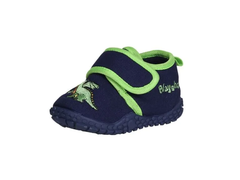 Playshoes Hausschuhe Drache Gr. 28/29, Gr. Marineblau