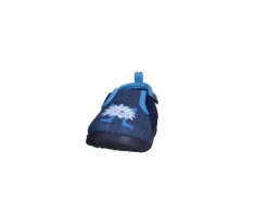 Playshoes Hausschuhe Monster Gr. 24/25, Jeansblau