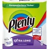 Plenty Haushaltspapier Extra Long 2 Rollen à 86 Blatt