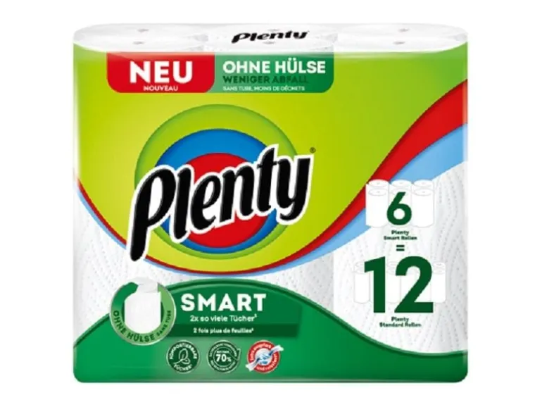 Plenty Haushaltspapier Plenty Smart 6 x 90 Blatt