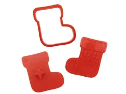 PME Cozy Christmas Ausstechformen Set Kunststoff Rot 3-teilig