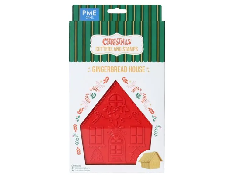 PME Lebkuchenhaus Kunststoff Rot