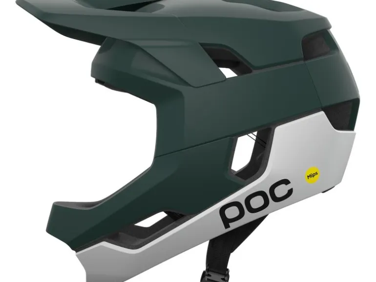 POC Helm Otocon Race MIPS Grün Matt/Weiss Matt, L
