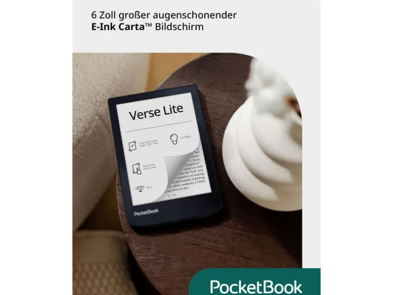 PocketBook E-Book Reader Verse Lite Midnight Grey