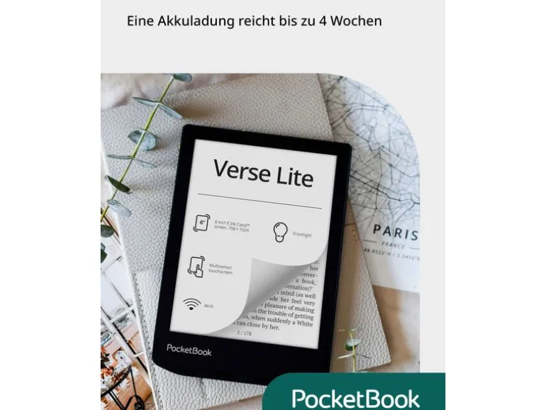 PocketBook E-Book Reader Verse Lite Midnight Grey