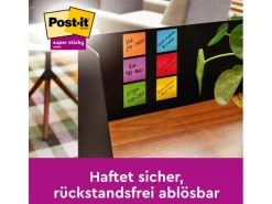 Post-it Notizzettel Super Sticky Promotion 7.6 x 7.6 cm, 6 Blöcke