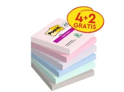 Post-it Notizzettel Super Sticky Promotion 7.6 x 7.6 cm, 6 Blöcke
