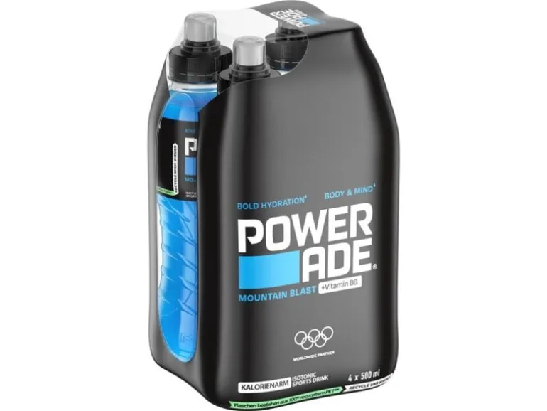 Powerade Sportgetränk Mountain Blast 4 x 0.5 l