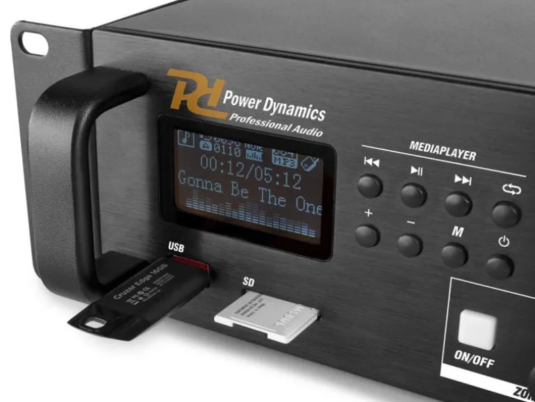 Power Dynamics Verstärker Pro PDV240MP3 4-Zonen Mischer