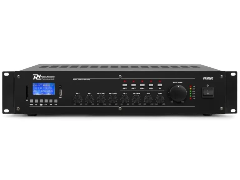 Power Dynamics Verstärker Pro PRM240 4-Zonen Mischer