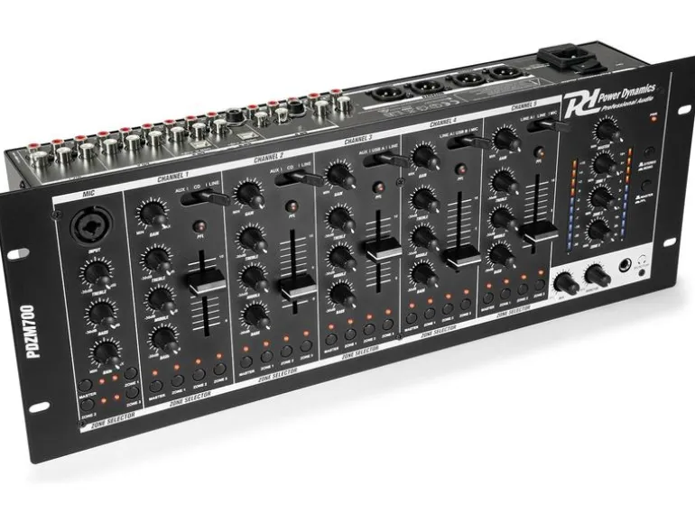 Power Dynamics Verstärker Pro Powerline A50B 2x 20W, Schwarz