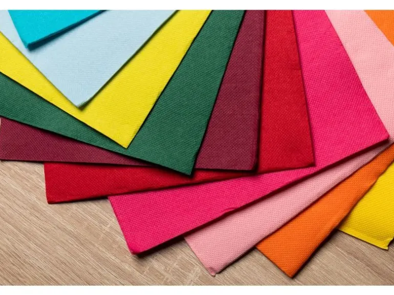 PRO nappe Papierservietten 20 cm x 20 cm, 50 Stück, Weiss
