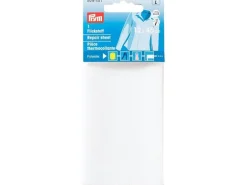 Prym Flickstoff 12 x 45 cm aufbügelbar, Weiss