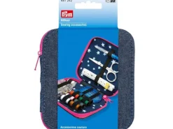 Prym Nähset Travel Box Jeansblau/ Pink