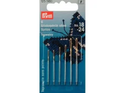 Prym Sticknadel Nr. 18-24, ohne Spitze, 6 Stück