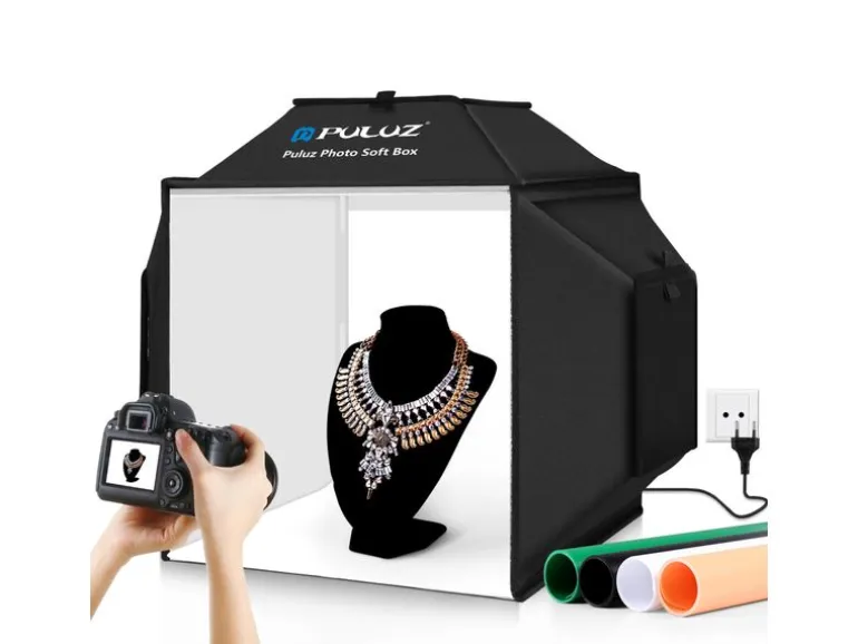 Puluz 40 cm Fotostudio mit LED Beleuchtung