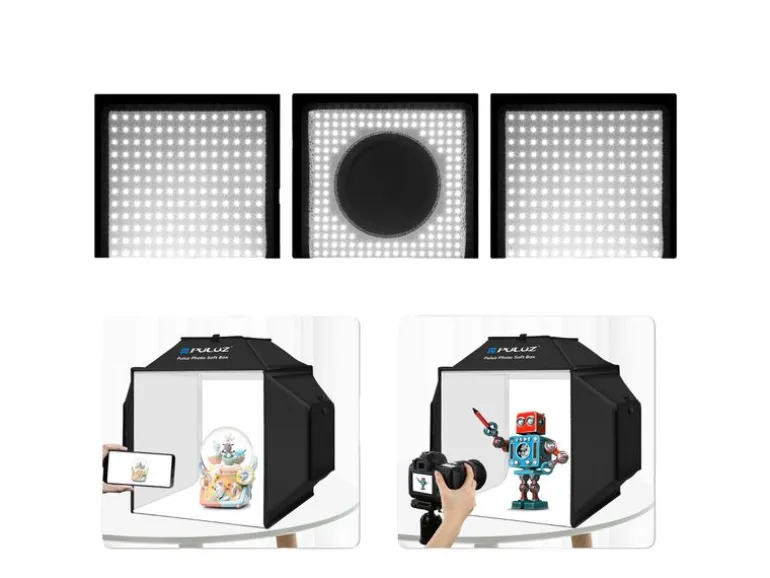 Puluz 40 cm Fotostudio mit LED Beleuchtung