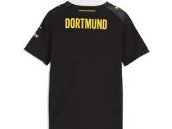 PUMA BVB Away Jersey Replica Jr Schwarz, 140
