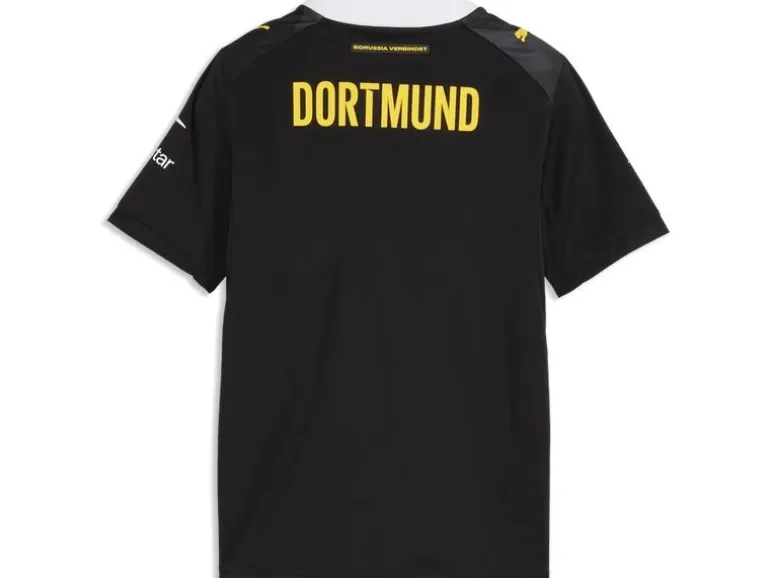 PUMA BVB Away Jersey Replica Jr Schwarz, 140