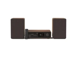 Pure Micro-HiFi Anlage Classic Stereo Schwarz/Walnuss