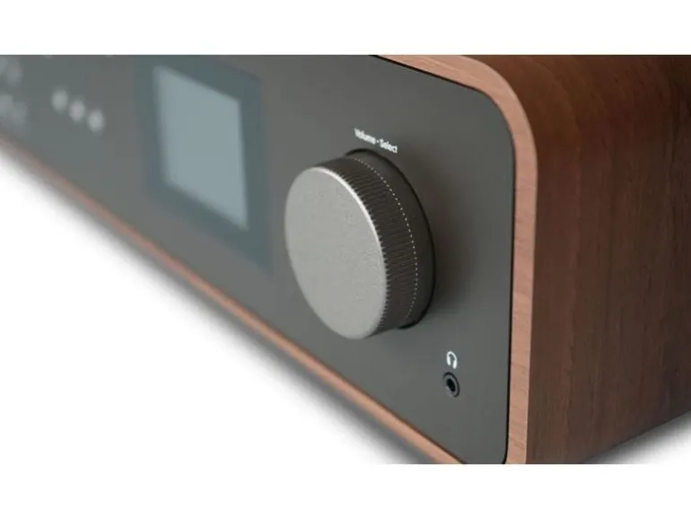 Pure Micro-HiFi Anlage Classic Stereo Schwarz/Walnuss