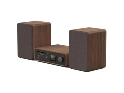 Pure Micro-HiFi Anlage Classic Stereo Schwarz/Walnuss