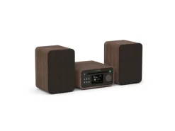 Pure Micro-HiFi Anlage Classic Stereo Mini Walnuss