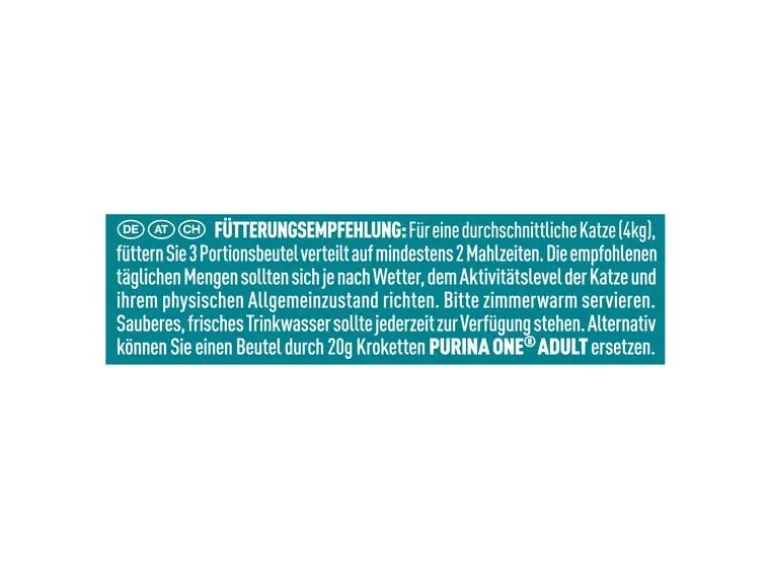 Purina ONE Nassfutter Adult Huhn, Hochseefisch, Rind & Lamm, 40 x 85 g
