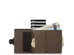 Puristo 11er Magnet Slim Vintage Leder Braun 12 Karten