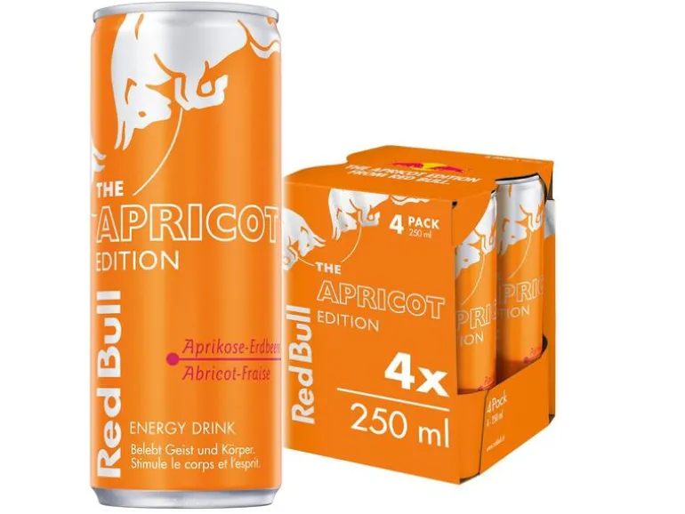 Red Bull Energy Drink Apricot Edition 4 x 250 ml