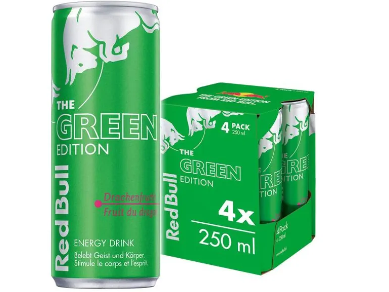 Red Bull Energy Drink Green Edition Drachenfrucht 4 x 250 ml