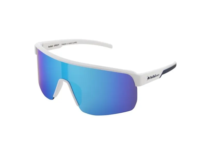 RedBull SPECT Sportbrille Dakota White, Smoke with Blue Mirror
