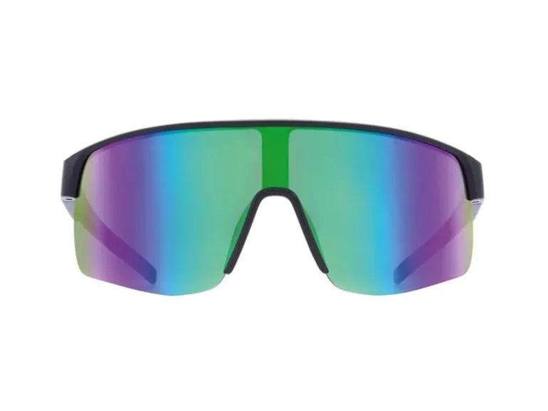 RedBull SPECT Sportbrille Dakota Black, Smoke with Green Mirror